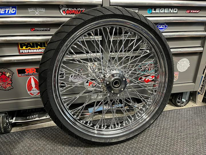 Yamaha XVS650 V-star - 21" x 3.5" Spoked Front Wheel