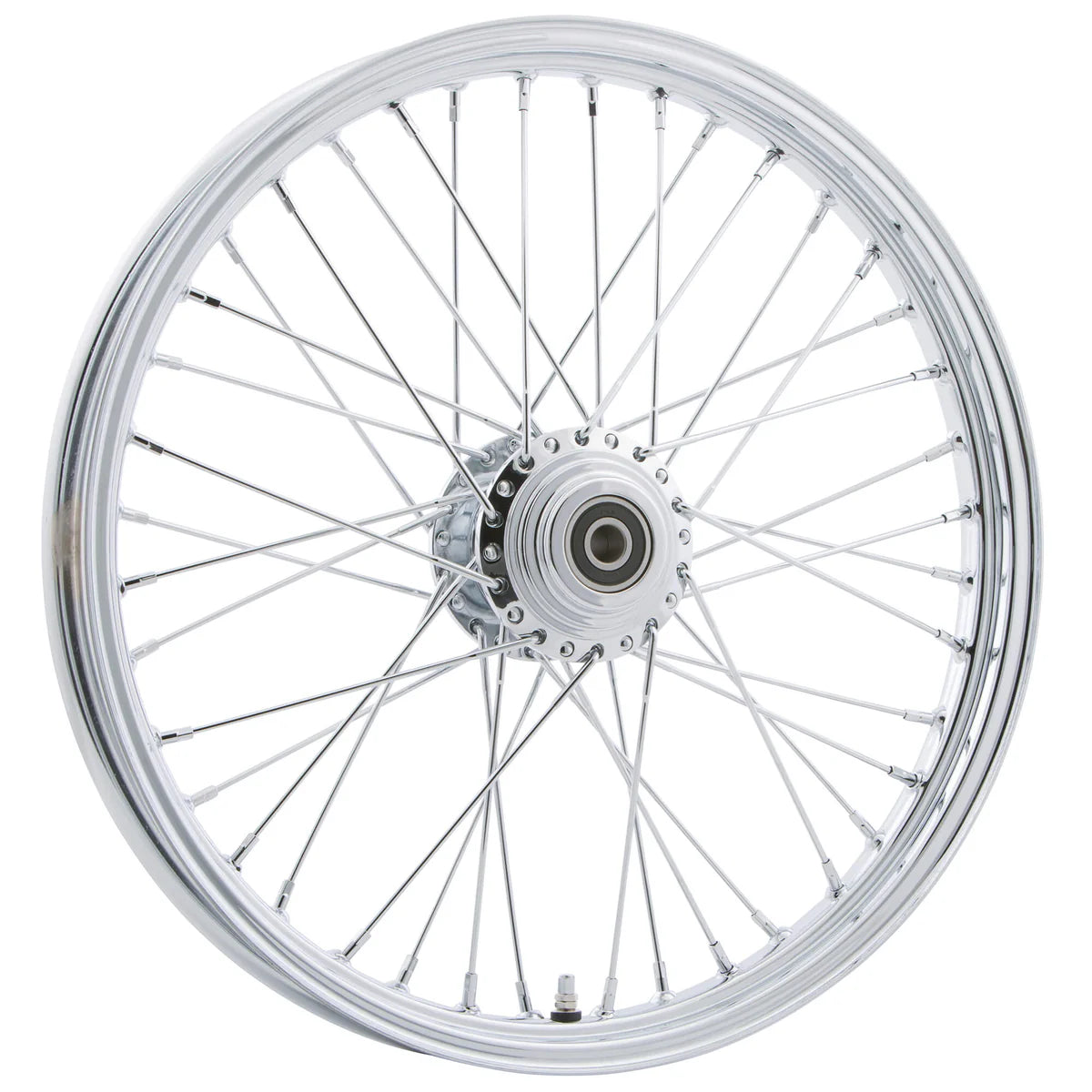 40 spoke 21x2.15 narrow Harley Sportster / narrow V-Star 650 chrome wheel