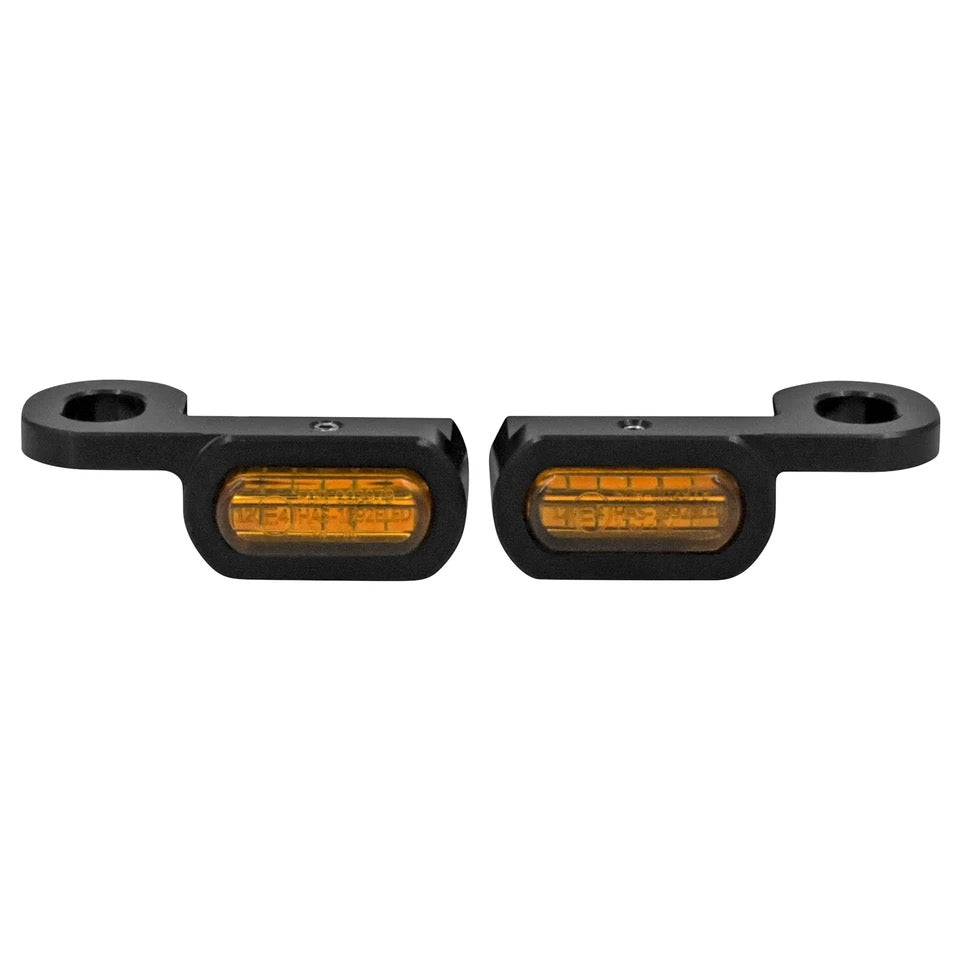 Handlebar indicators amber led black