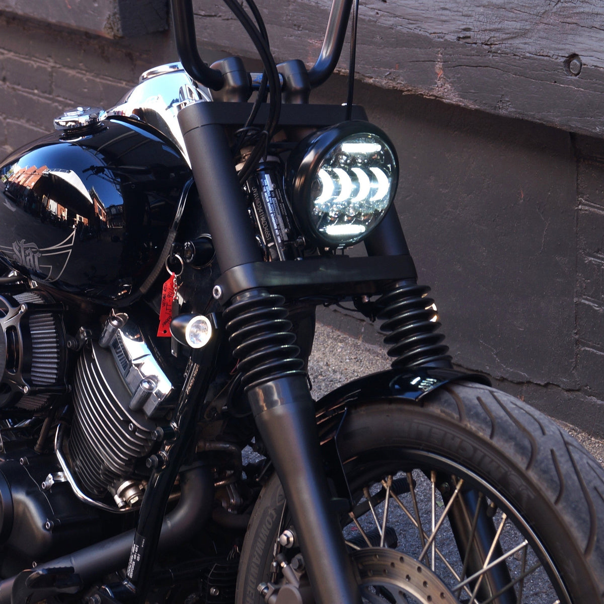 Yamaha XVS650 V-star Fork Cover Set - Black