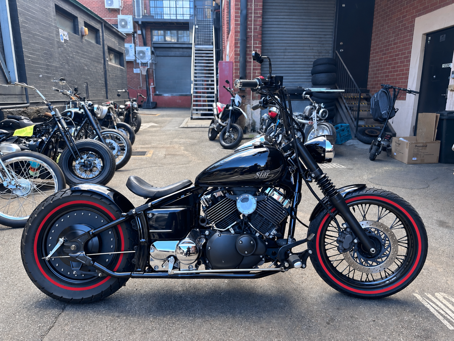 Yamaha V-Star XVS BILLION bobber seat 3.0