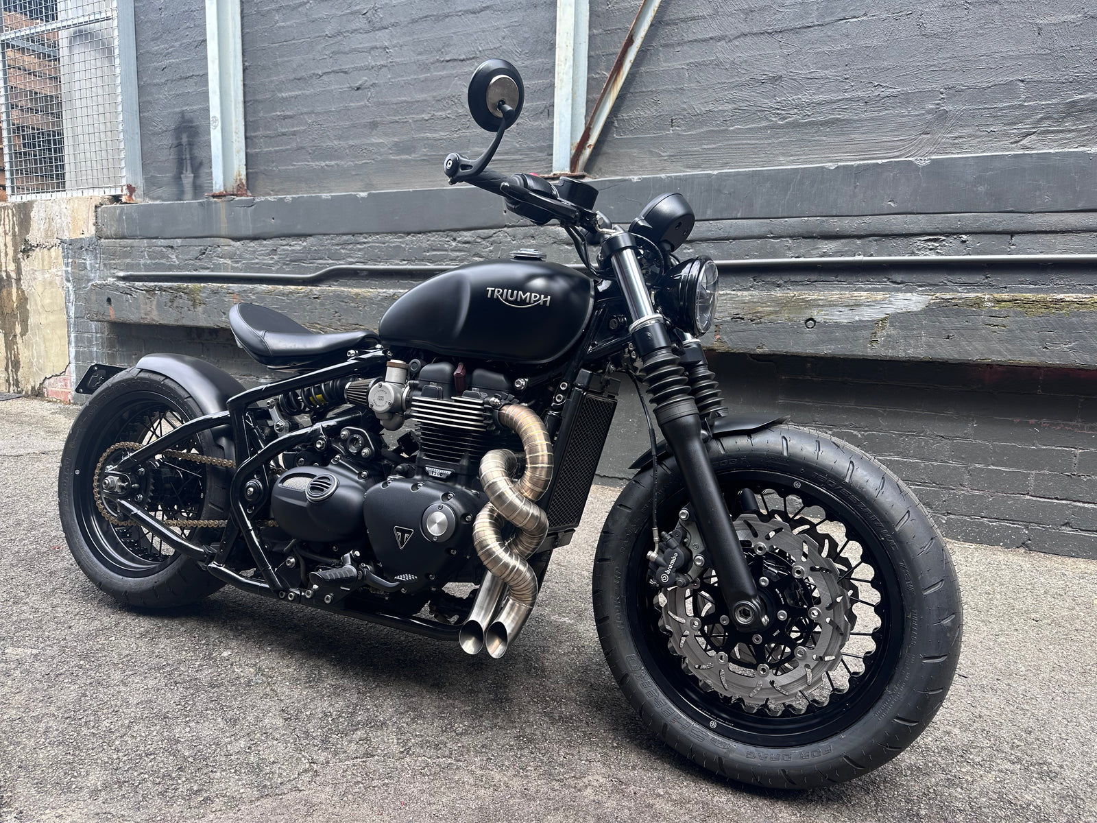 2018 Triumph Bobber Black Billion Wide Wheel