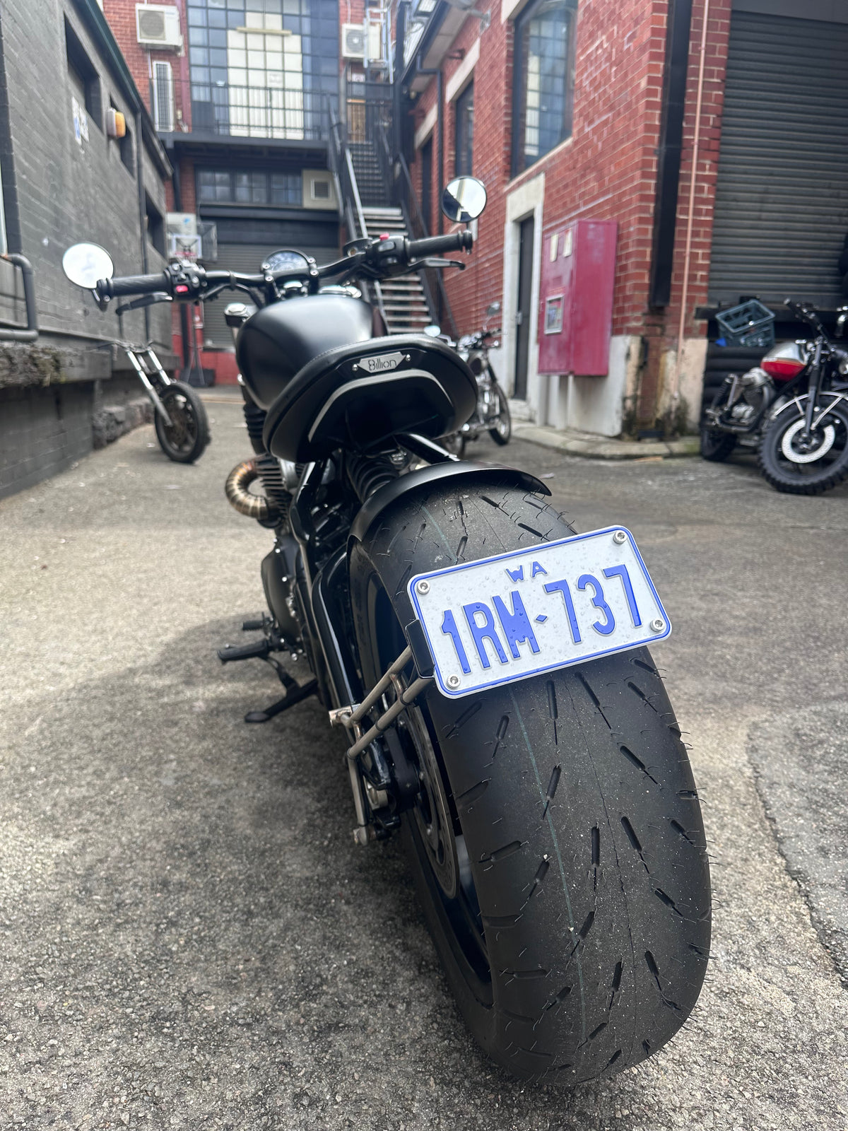 2018 Triumph Bobber Black Billion Wide Wheel
