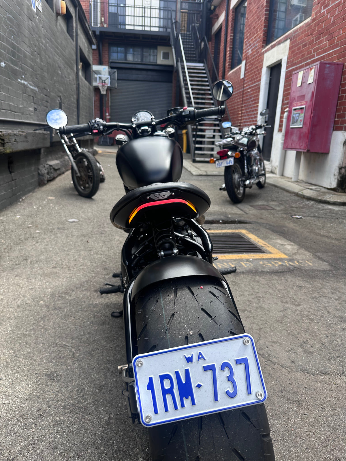 2018 Triumph Bobber Black Billion Wide Wheel