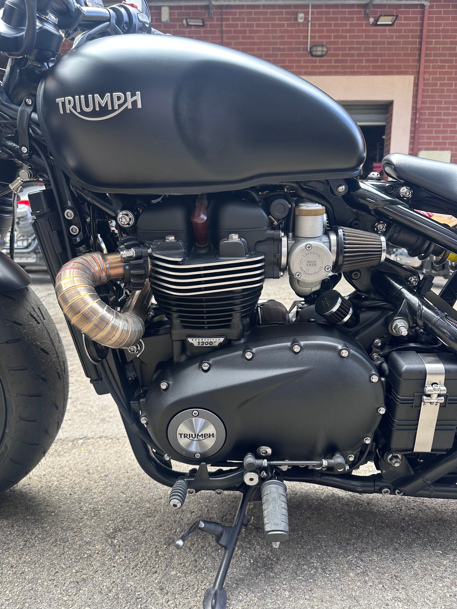 2018 Triumph Bobber Black Billion Wide Wheel