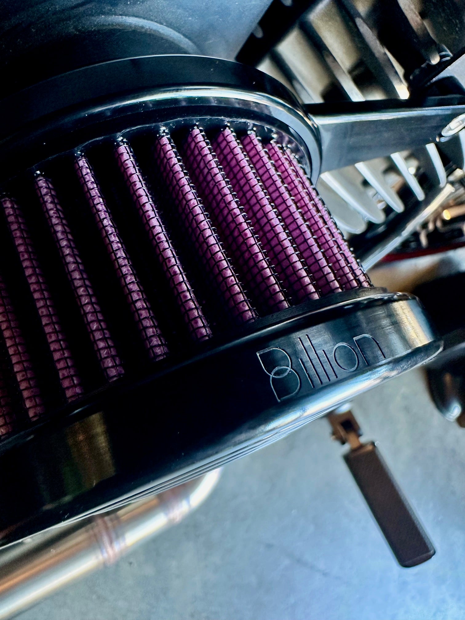 Yamaha XVS650 V-star BIllion Tuna Can air filter