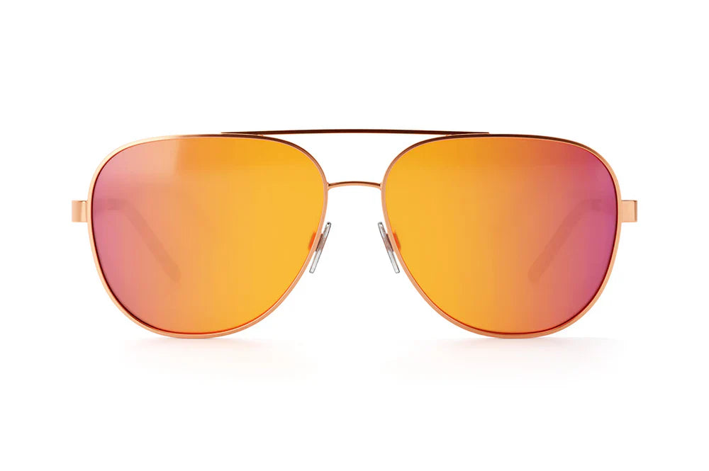 INCLINE SUNGLASSES: Rose Gold Polarized