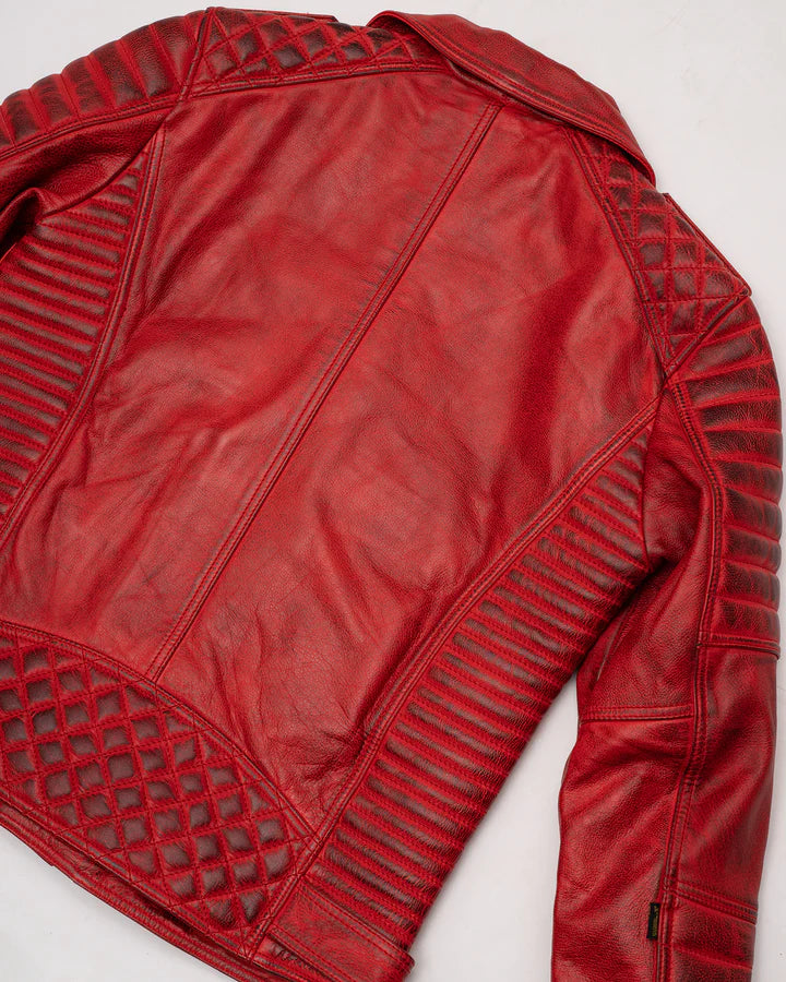 Belvedere Red Leather Jacket