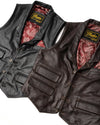 Statesman Brown Leather Vest