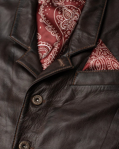 Statesman Brown Leather Vest