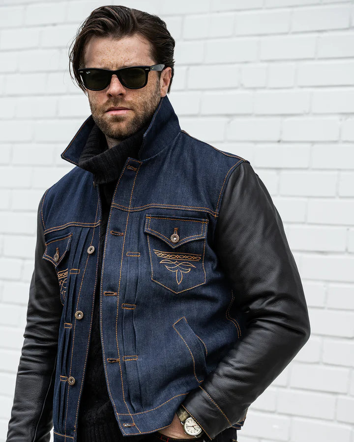 Ironhorse Denim & Leather Jacket