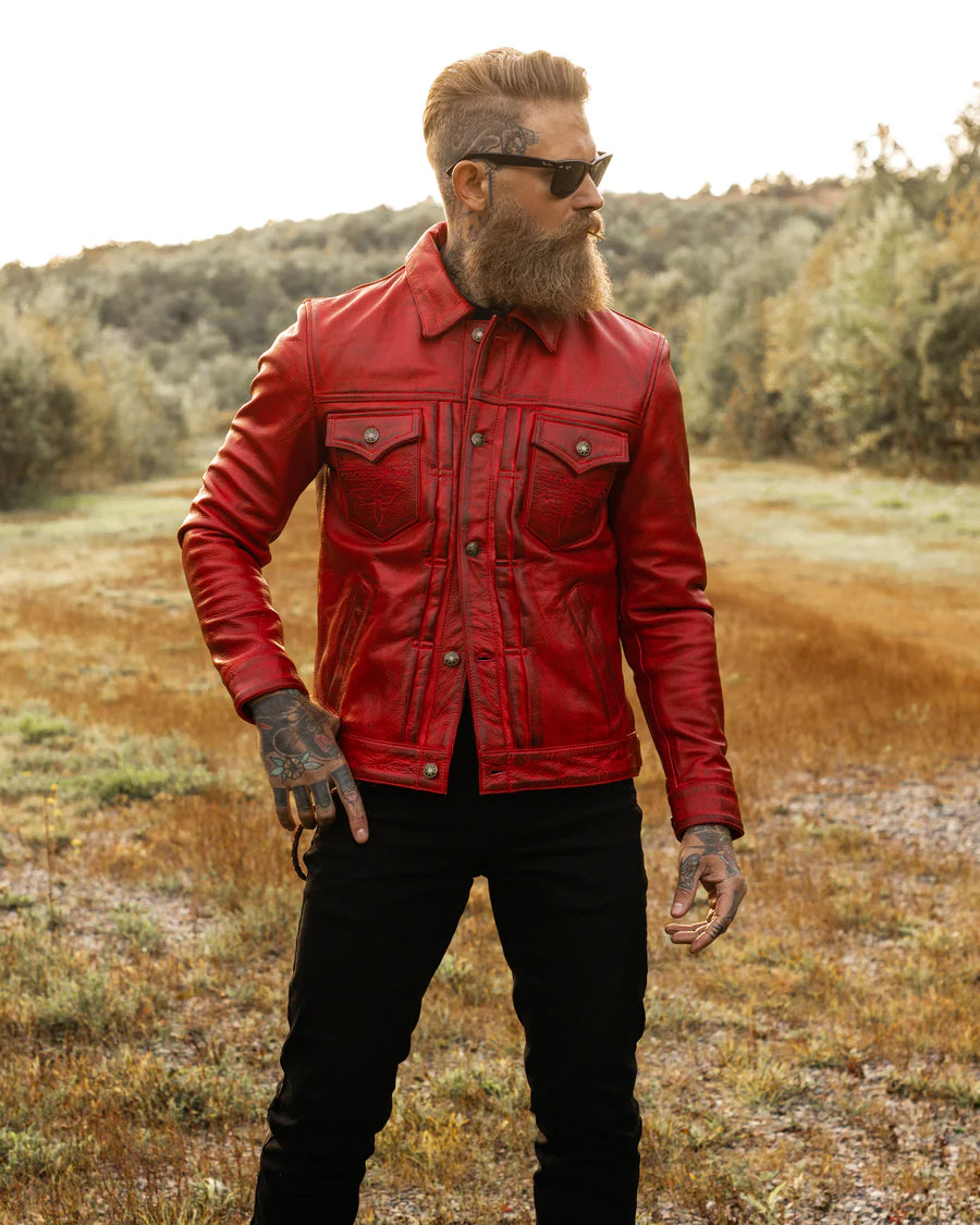 Cardinal Leather Jacket