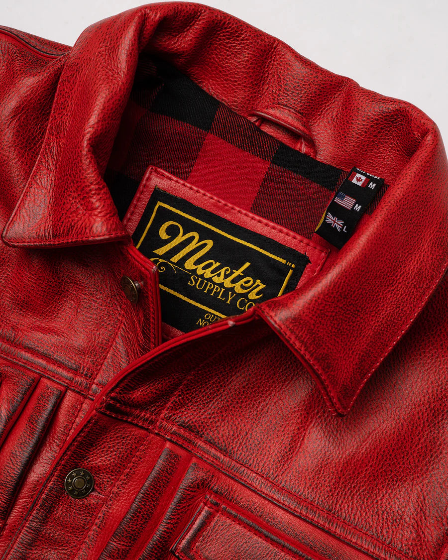 Cardinal Leather Jacket