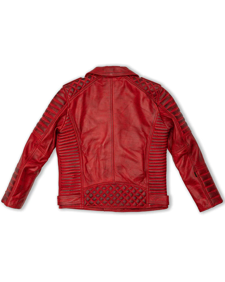 Belvedere Red Leather Jacket