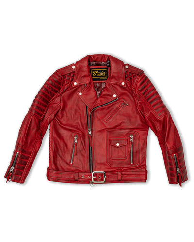 Belvedere Red Leather Jacket