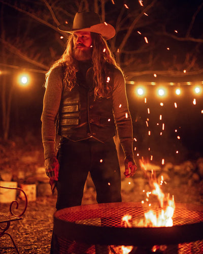 Statesman Brown Leather Vest