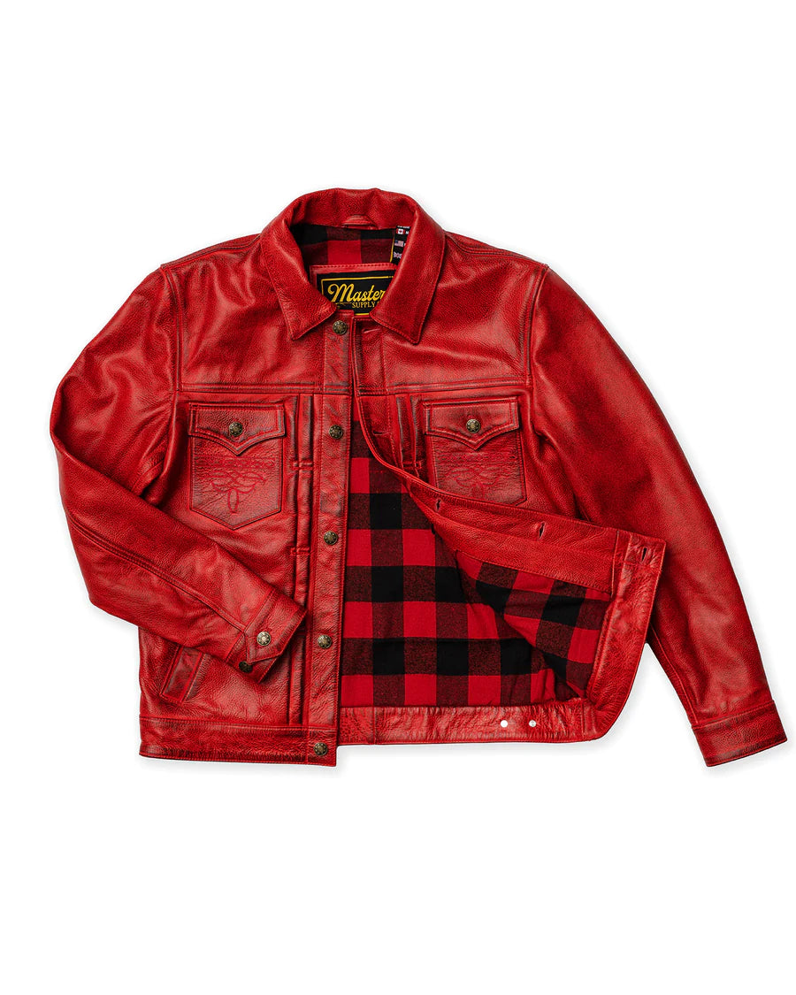 Cardinal Leather Jacket