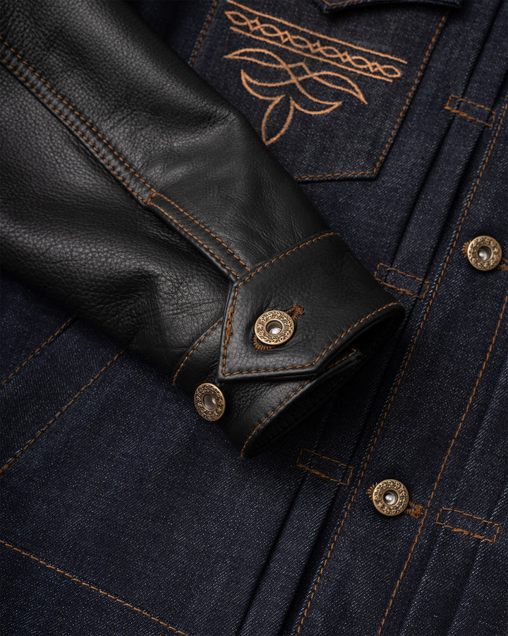 Ironhorse Denim & Leather Jacket