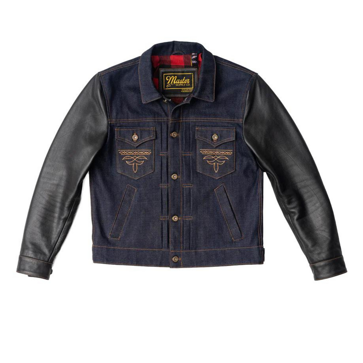 Ironhorse Denim &amp; Leather Jacket