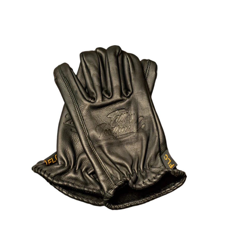 Husky Leather Summer Glove (Black) - Filthy Leather Co