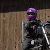 Biltwell Gringo SV Purple Grape Helmet Custom Rogue Motorcycles Perth