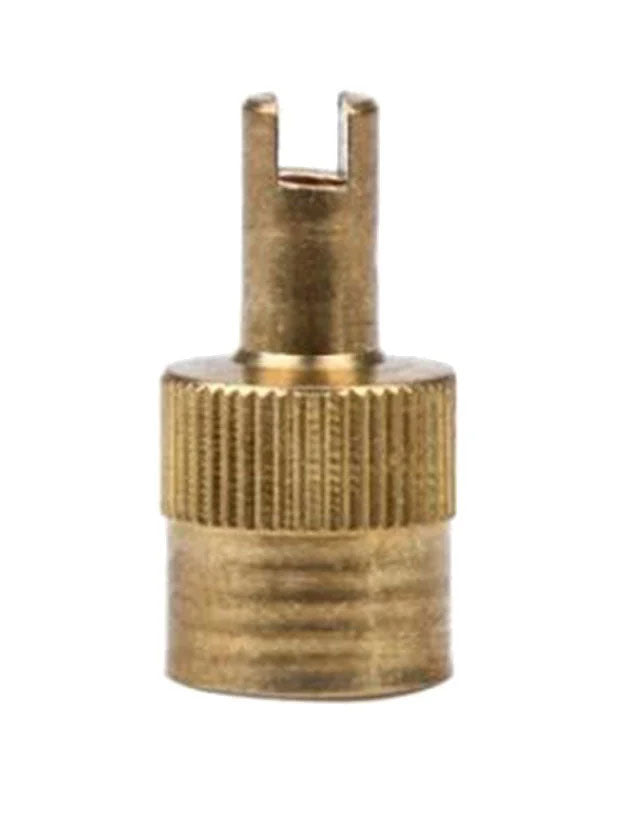 Valve Cap Brass Slotted