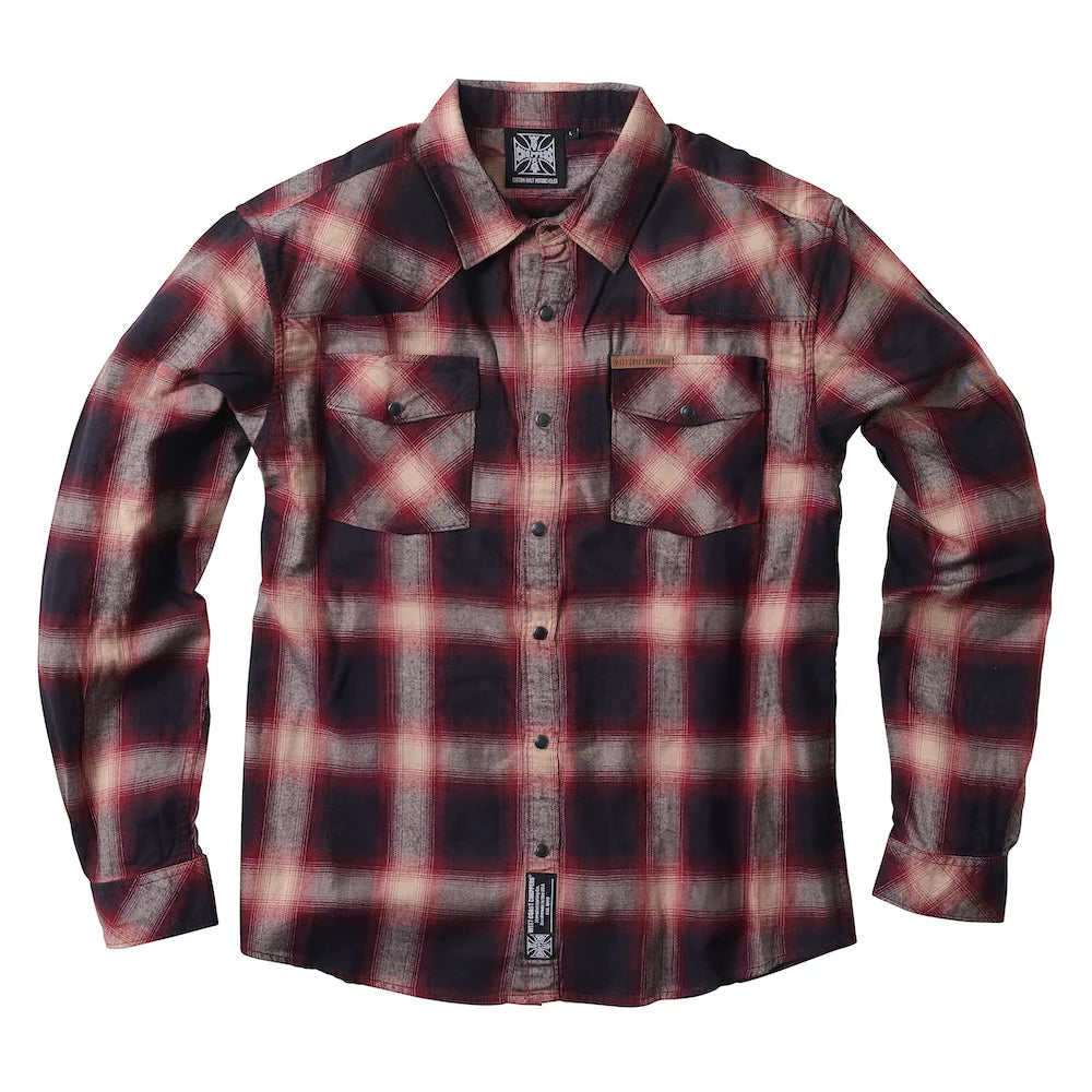 WCC Outlaw Flannel Shirt red/grey