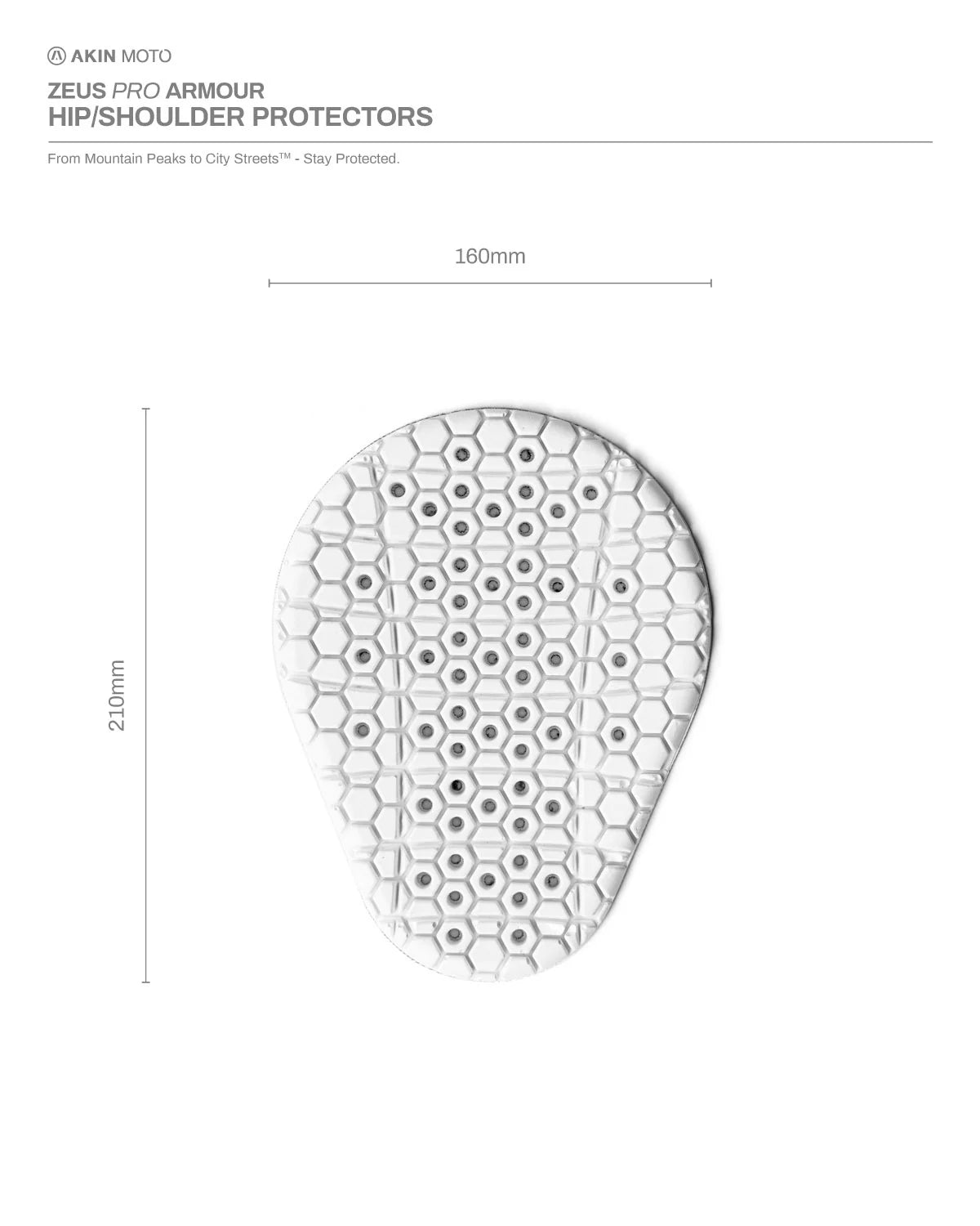 AKIN MOTO | ZEUS PRO HIP/SHOULDER ARMOUR (Level 2)