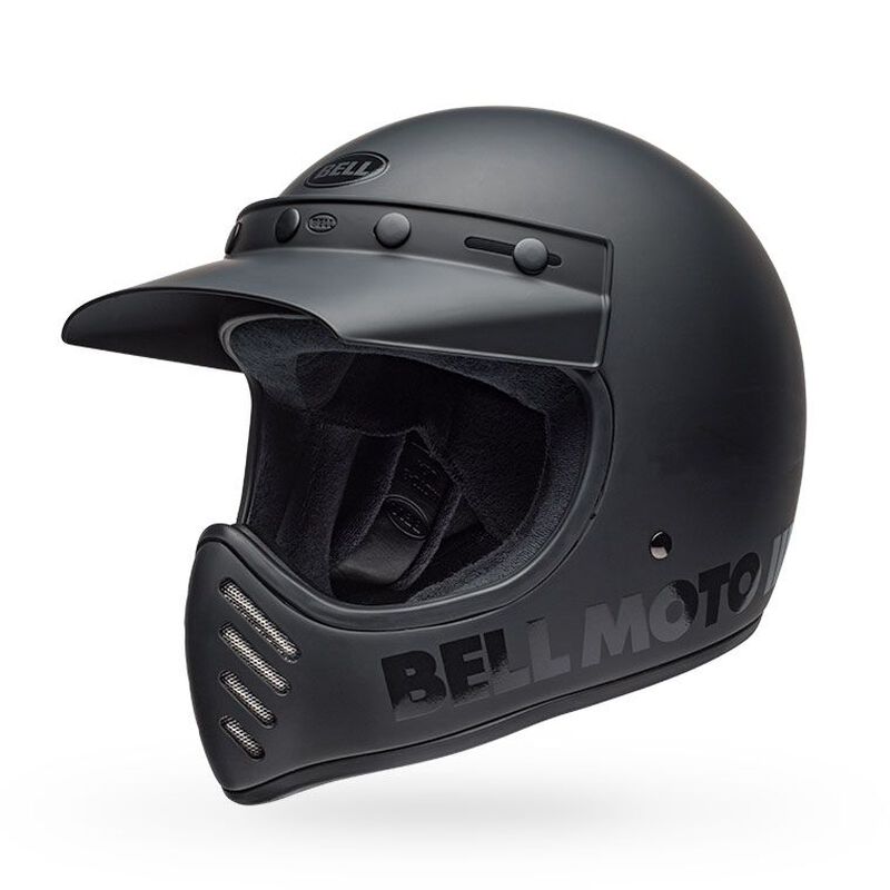 Bell Moto 3 - Matte/Gloss Blackout