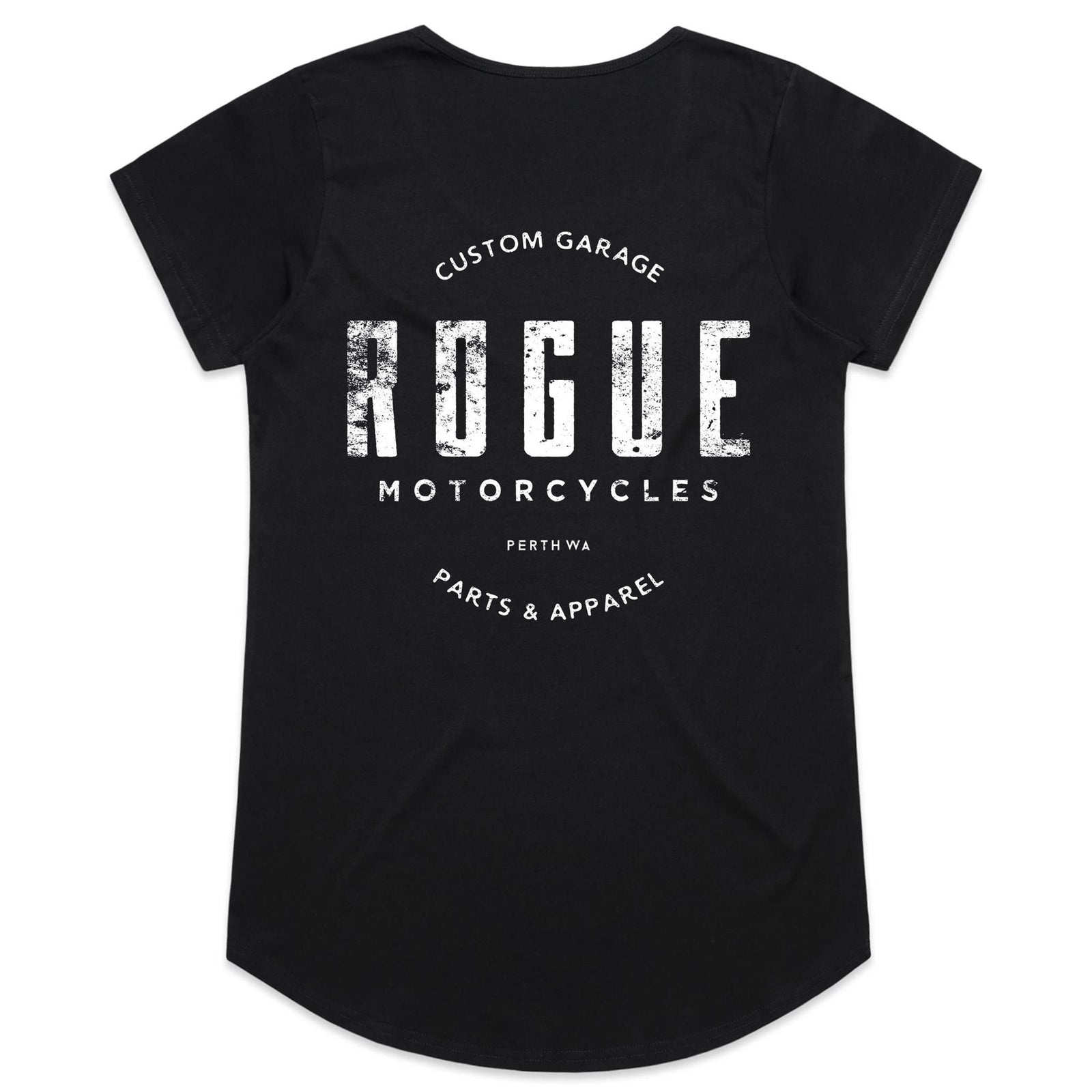 Rogue Womens Scoop Tee | Black