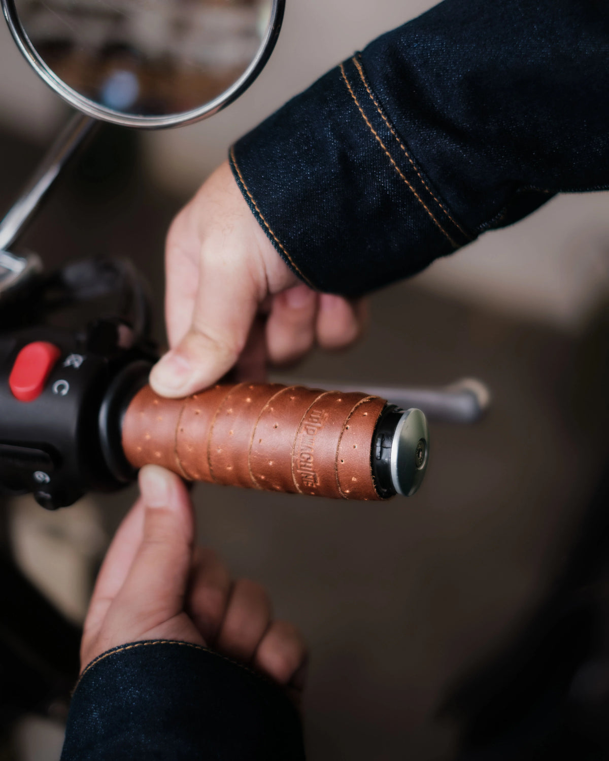 Grips Wrap - Cognac Perforated