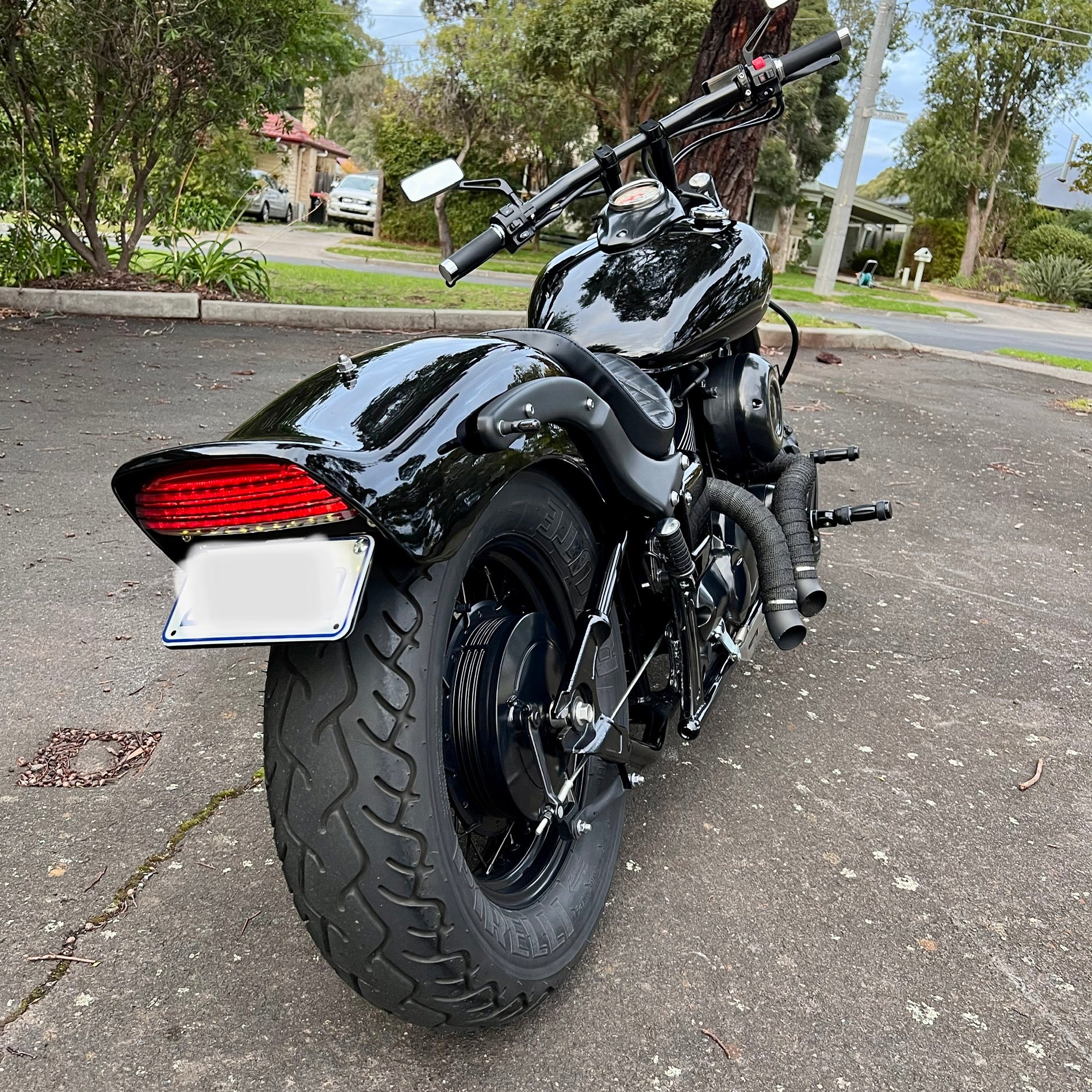 xvs650 tail tidy