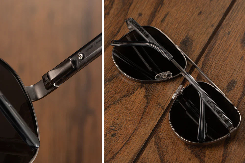 INCLINE SUNGLASSES: Gun Metal