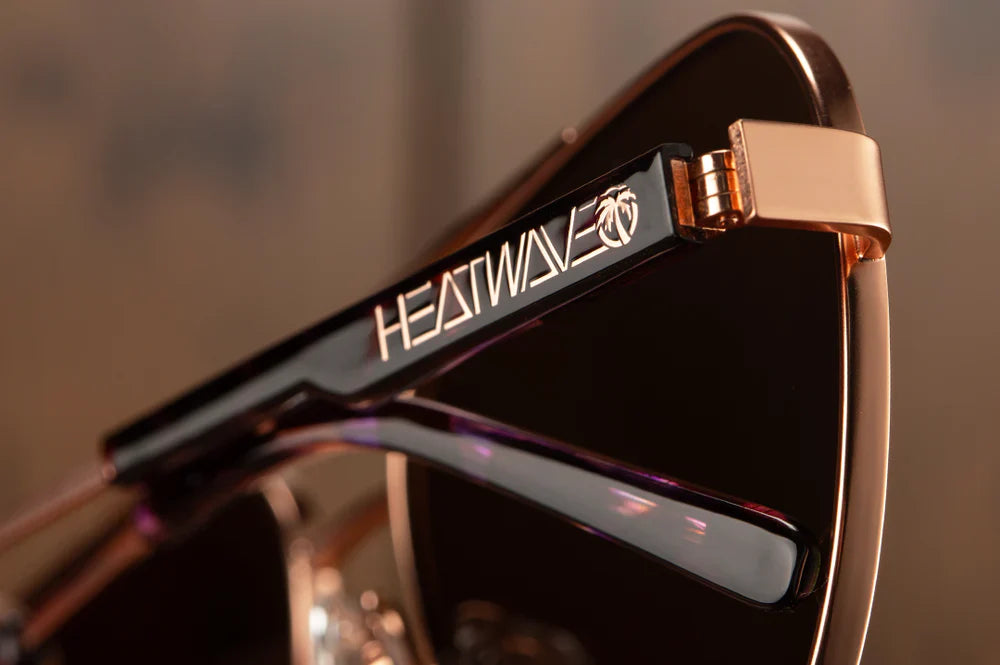 INCLINE SUNGLASSES: Rose Gold Polarized