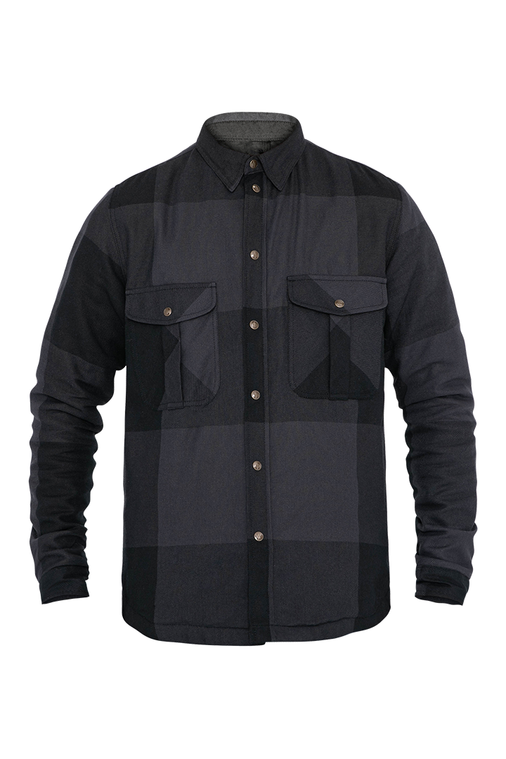 MOTOSHIRT MEN | GRAY/BLACK &quot;BIG BLOCK&quot;