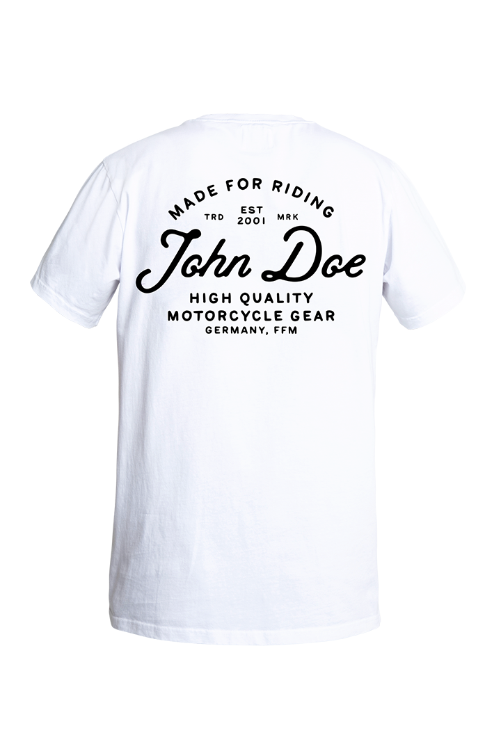 JOHN DOE T-SHIRT LETTERING | WHITE