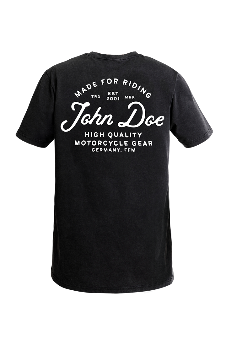 JOHN DOE T-SHIRT LETTERING | BLACK