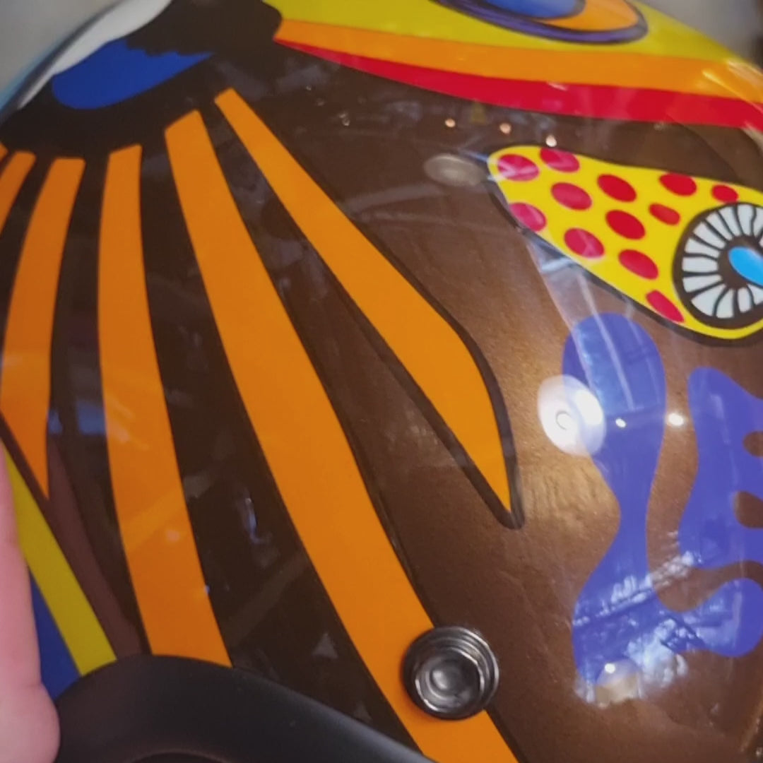 DMD - TRIP  - RETRO OPEN FACE VINTAGE HELMET