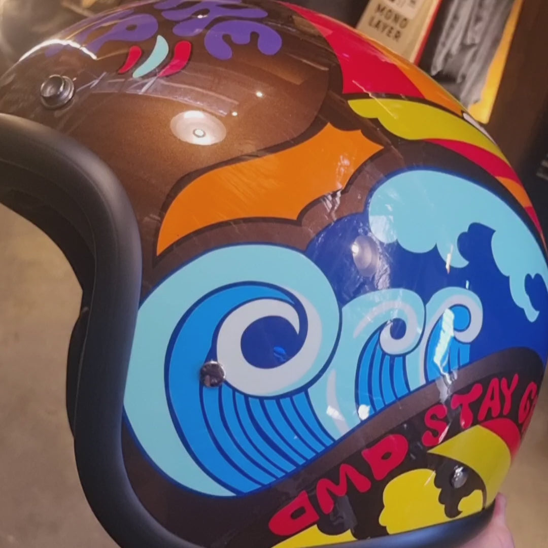 DMD - TRIP  - RETRO OPEN FACE VINTAGE HELMET