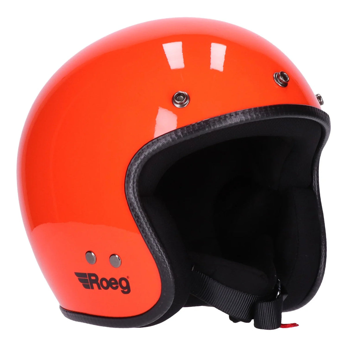 roeg jettson open face oompa orange helmet rogue motorcycles perth