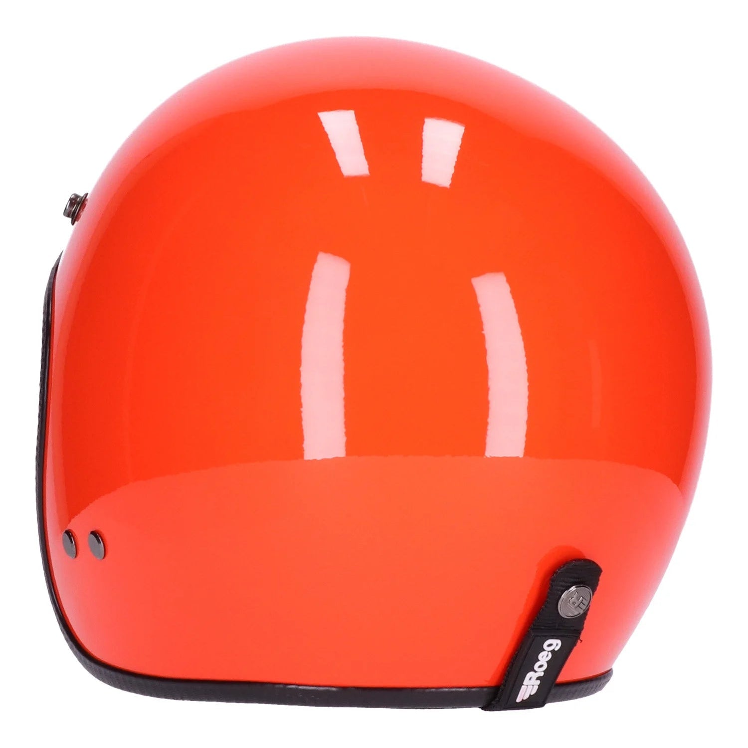 roeg jettson open face oompa orange helmet rogue motorcycles perth