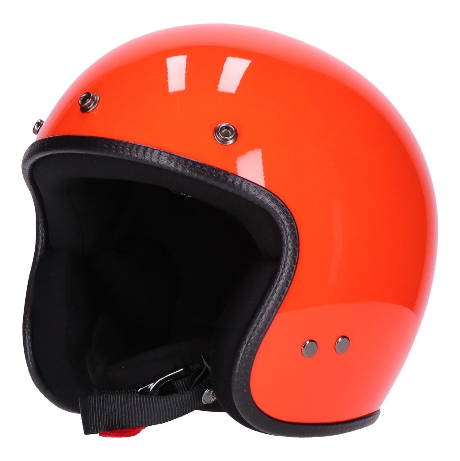 roeg jettson open face oompa orange helmet rogue motorcycles perth