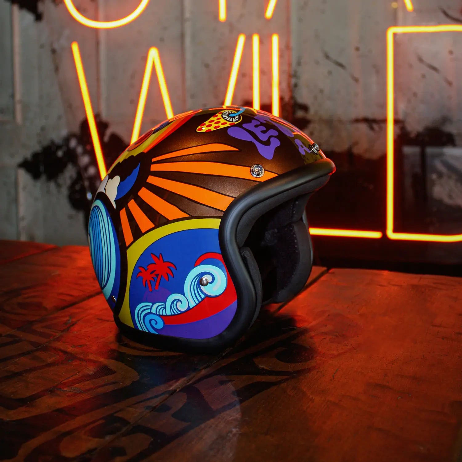 DMD - TRIP  - RETRO OPEN FACE VINTAGE HELMET