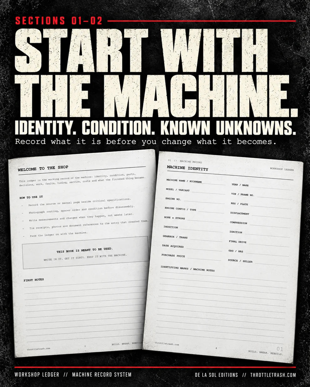Workshop Ledger - Print Edition + PDF