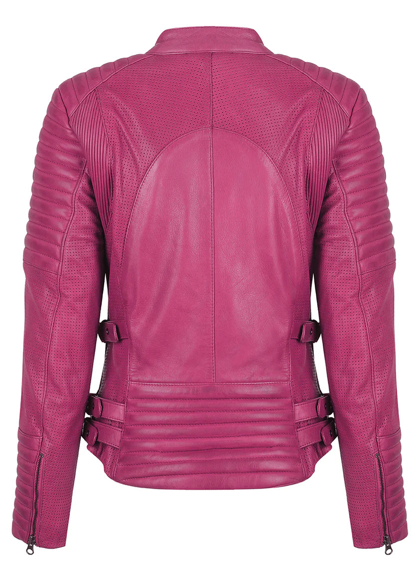 pink motorcycle gear Wild & Free Candy Motorcycle Jacket Women