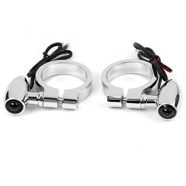 Yamaha XVS650 Vstar Fork Mount Bullet Indicators 41mm Rogue Motorcycles