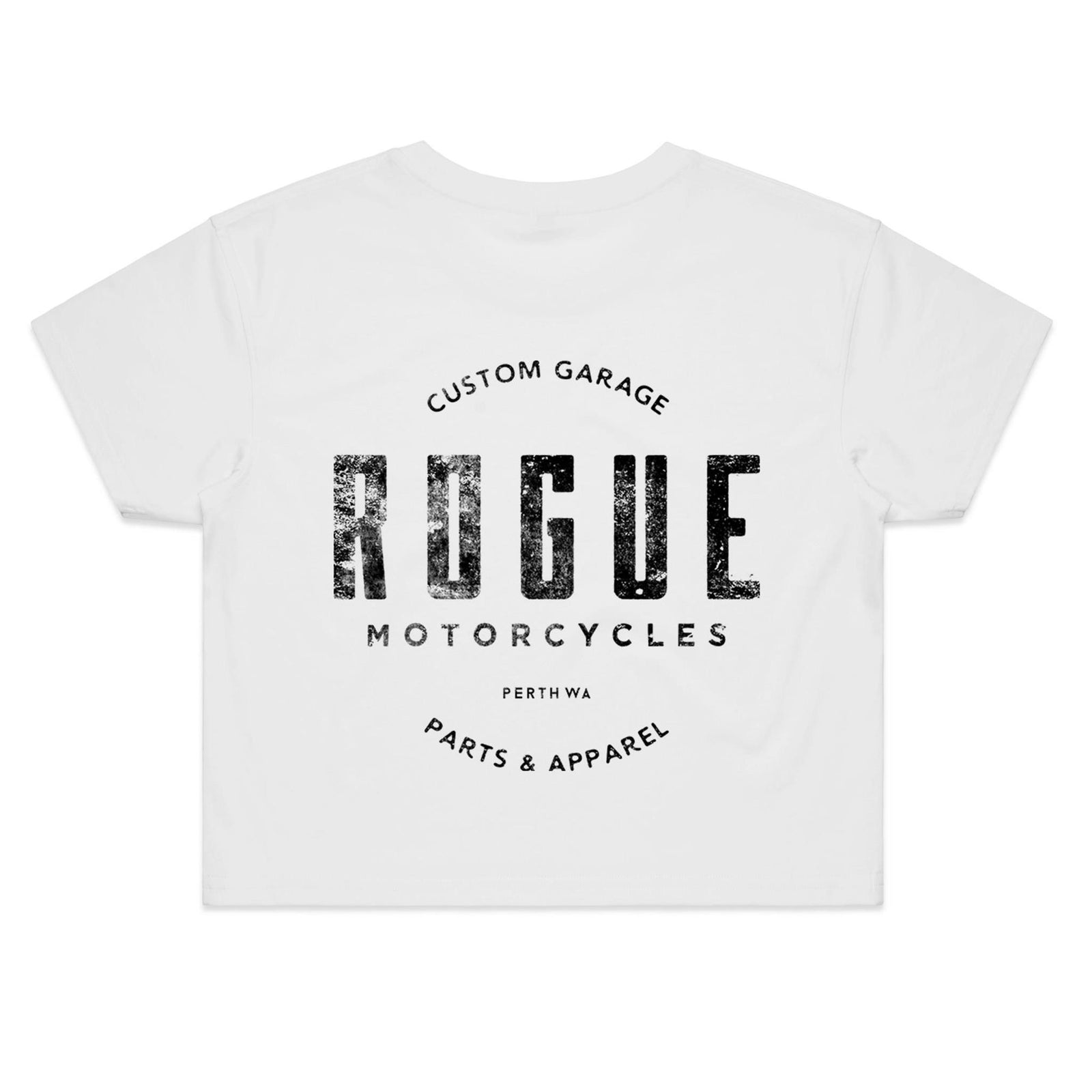 Rogue Womens Crop Tee | White