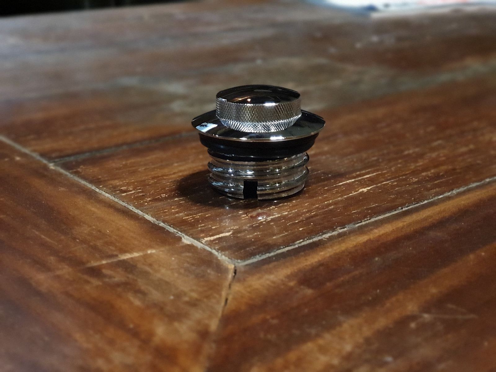 Pop-Up Fuel Cap - Chrome