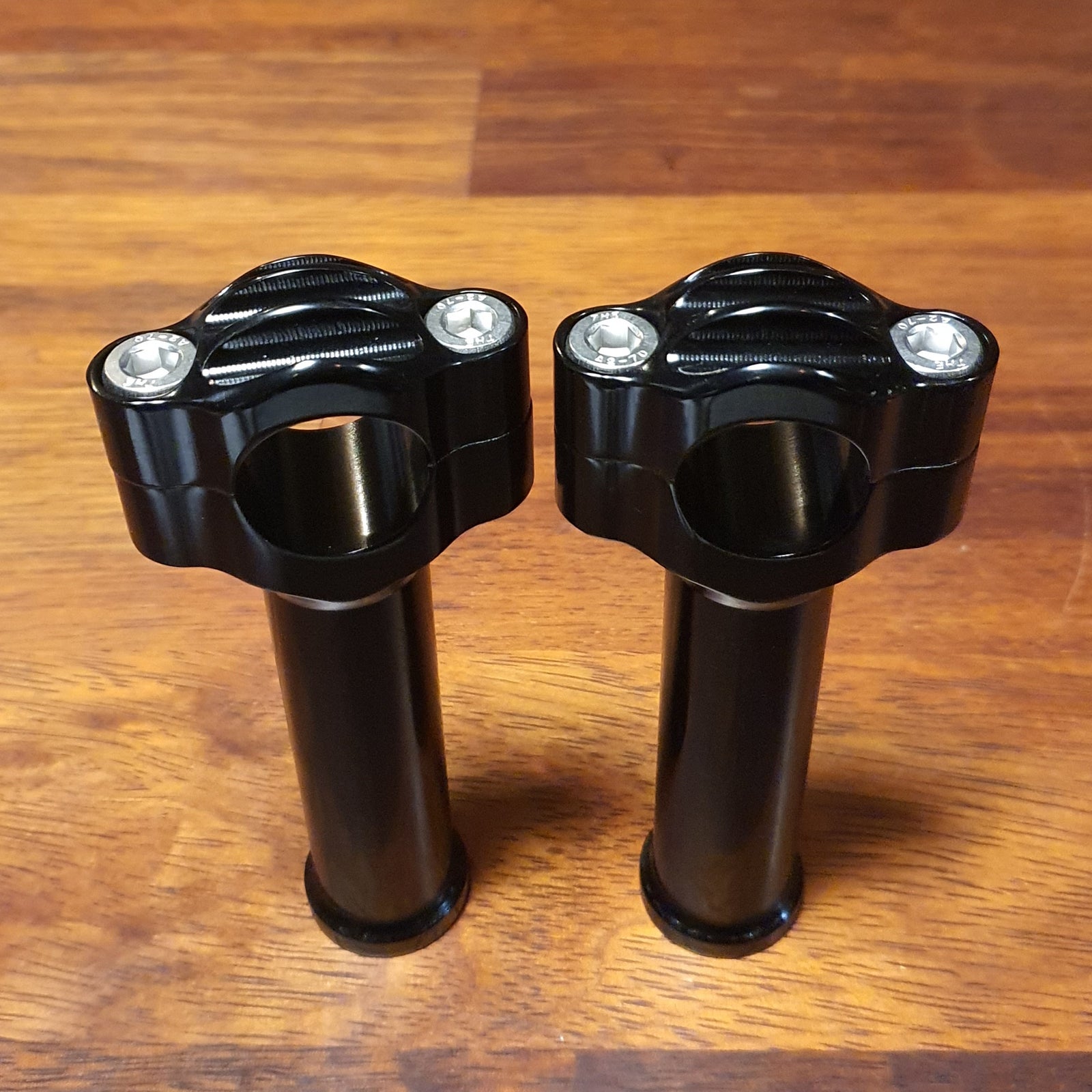 3.5" handlebar riser 1" polished silver rogue motorcycles perth