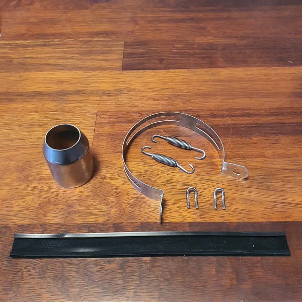 2" Fire Torch exhaust muffler black slashed Rogue Motorcycles